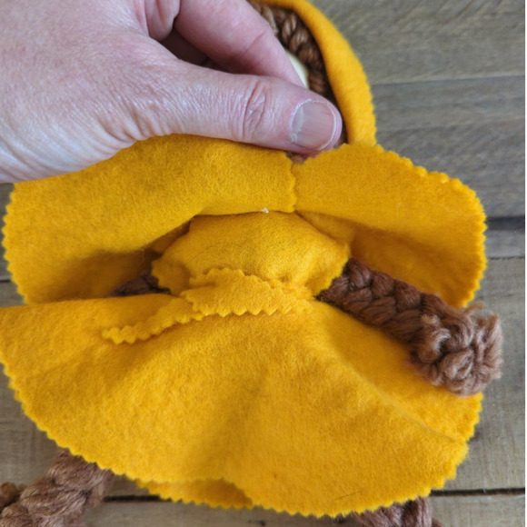 Vintage Handmade Alternating Faces Little Girl Doll - Picture 8 of 11